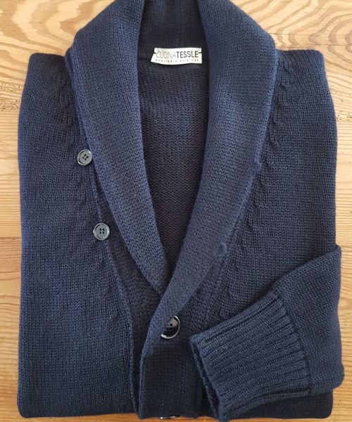 Cardigan Invernale. 8 Fili Puro Cashmere